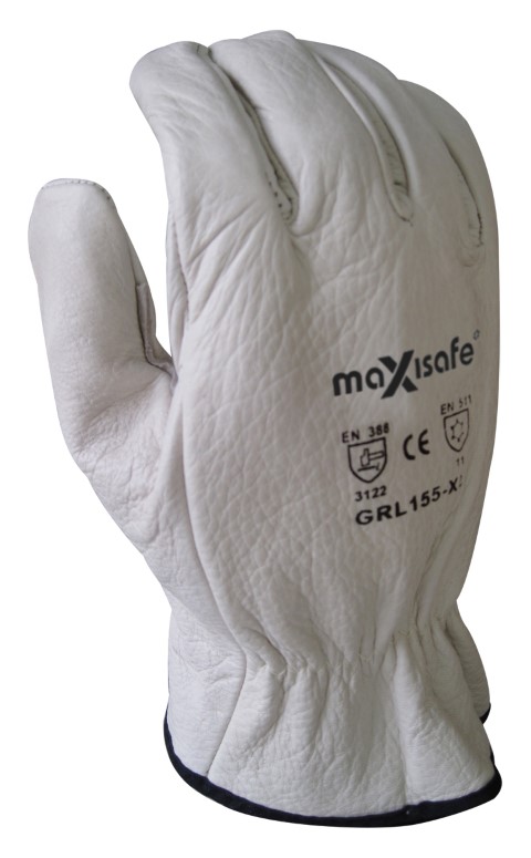 MAXISAFE GLOVES POLAR BEAR RIGGER FLEECE LINED SM 